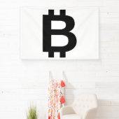 Bitcoin B Bold 4x6 Vinyl Banner (InSitu)