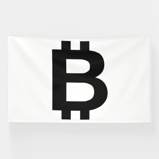 Bitcoin B Bold 6x10 Vinyl Banner (Horizontal)