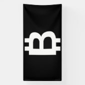Bitcoin B Cool 4x8 Vinyl Banner (Vertikal)