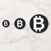 Bitcoin B Cool Table Confetti Konfetti (Vorderseiten)