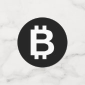 Bitcoin B Cool Table Confetti Konfetti (Klein Vorderseite)