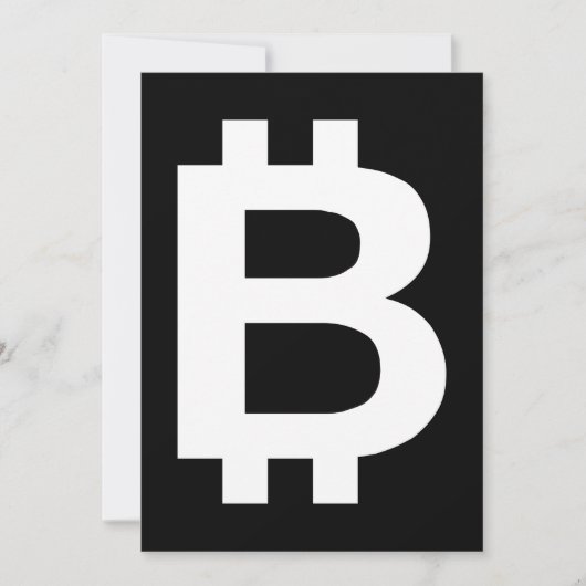 Bitcoin B Coole Einladung (Vorderseite)