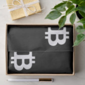 Bitcoin B Cooles Gewebepapier Seidenpapier (Geschenk)