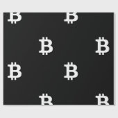 Bitcoin B Cooles Schleifpapier Geschenkpapier (Flach)