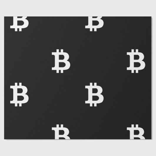 Bitcoin B Cooles Schleifpapier Geschenkpapier (Flach)