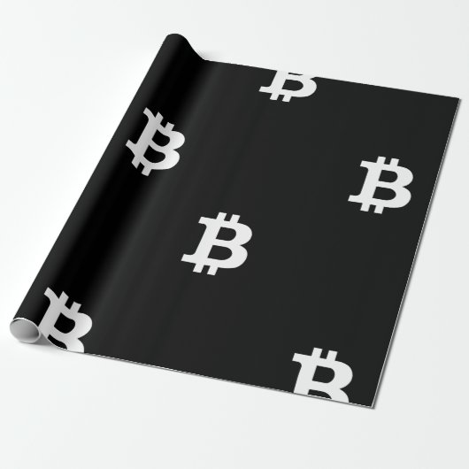 Bitcoin B Cooles Schleifpapier Geschenkpapier (Ungerollt)