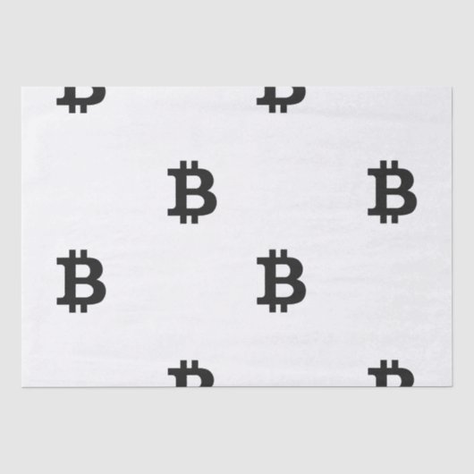 Bitcoin B Fettgewebe Seidenpapier (Vorderseite)