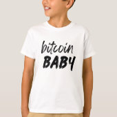 Bitcoin-Baby-Krypto-Geschenk im Stil der Straße Bi T-Shirt (Vorderseite)