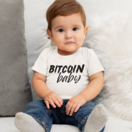 Bitcoin BABY Kryptosende niedliche Baby T-shirt
