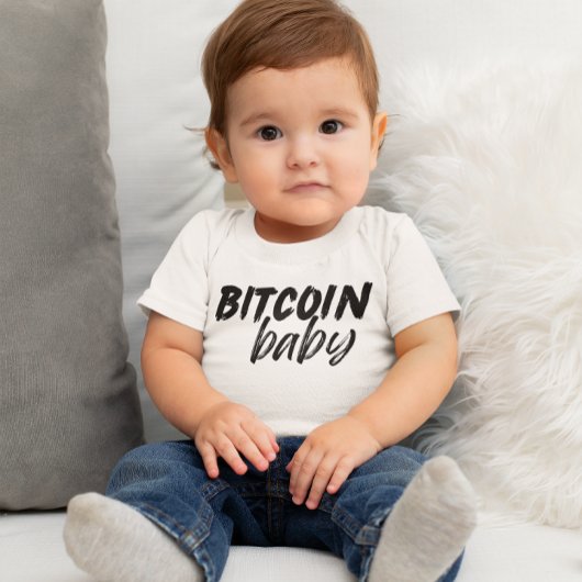 Bitcoin BABY Kryptosende niedliche Baby T-shirt