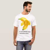 Bitcoin Bananenzone T-Shirt (Vorne ganz)