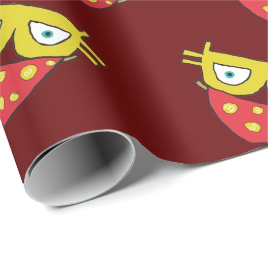 Bitcoin Bandit Geschenkpapier (Rolleneckpunkt)