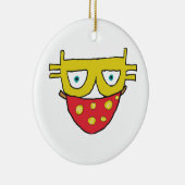 Bitcoin Bandit Keramik Ornament (Rechts)