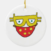 Bitcoin Bandit Keramik Ornament (Hinten)