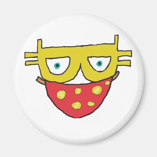 Bitcoin Bandit Magnet (Vorne)