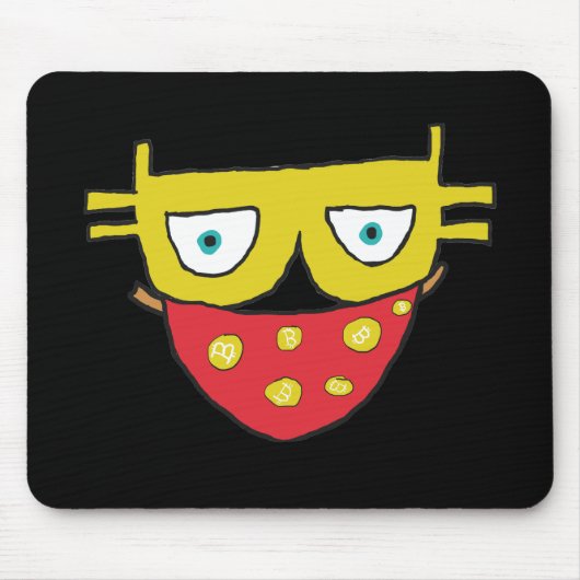 Bitcoin Bandit Mousepad (Vorne)