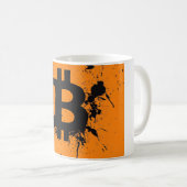  Bitcoin Becher Kaffeetasse (VorderseiteRechts)
