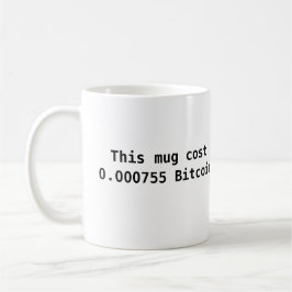 Bitcoin Becher Kaffeetasse