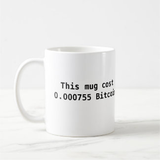 Bitcoin Becher Kaffeetasse