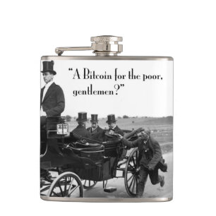 Bitcoin Beggar Flachmann