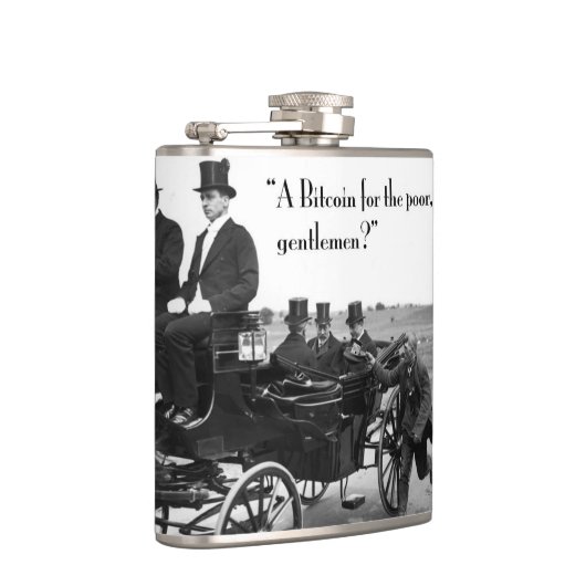 Bitcoin Beggar Flachmann (Rechts)