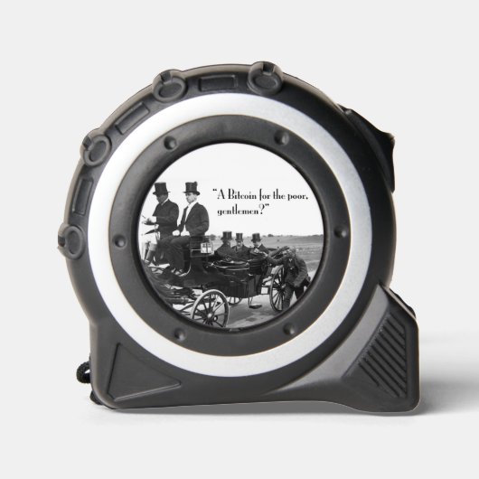 Bitcoin Beggar Maßband (Vorderseite)