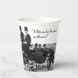 Bitcoin Beggar Pappbecher