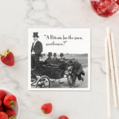 Bitcoin Beggar Serviette (Beispiel)