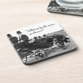 Bitcoin Beggar Untersetzer (Linke Seite)