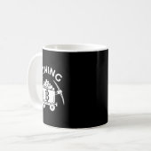Bitcoin-Bergbau Kaffeetasse (Vorderseite Links)