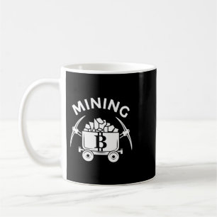 Bitcoin-Bergbau Kaffeetasse