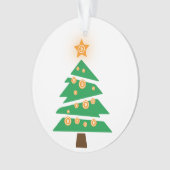 Bitcoin Bitmas Tree Ornament (Vorderseite)