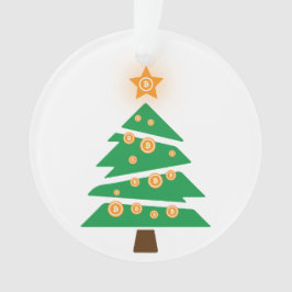 Bitcoin Bitmas Tree Ornament