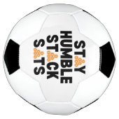 Bitcoin BLEIBE HUMBLE STACK SATS Krypto Fußball (Gedreht)