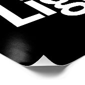 Bitcoin-Blitz hier akzeptiert Poster (Ecke)