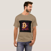 "Bitcoin-Blues: Das doppelte Schwert des Wohlstand T-Shirt (Vorne ganz)