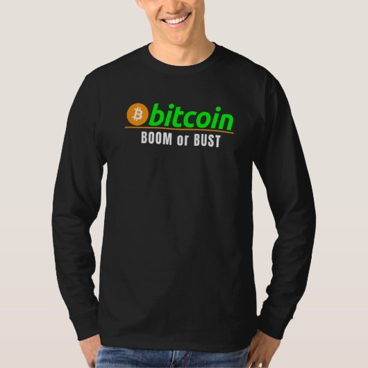 Bitcoin-Boom oder -Flop Bitcoin Blockchain Hodl K T-Shirt (Vorderseite)
