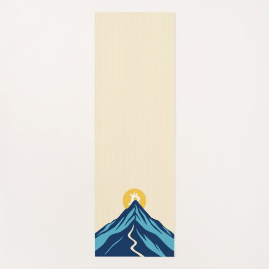 Bitcoin-Boom Yogamatte (Vorderseite)