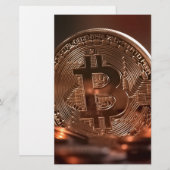 Bitcoin Briefpapier (Vorne/Hinten)