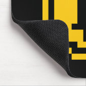 Bitcoin BTC 8-Bit-Logo | Mauspad (Ecke)