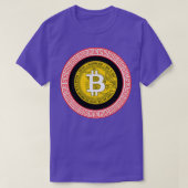 BITCOIN Btc Black T-Shirt (Design vorne)