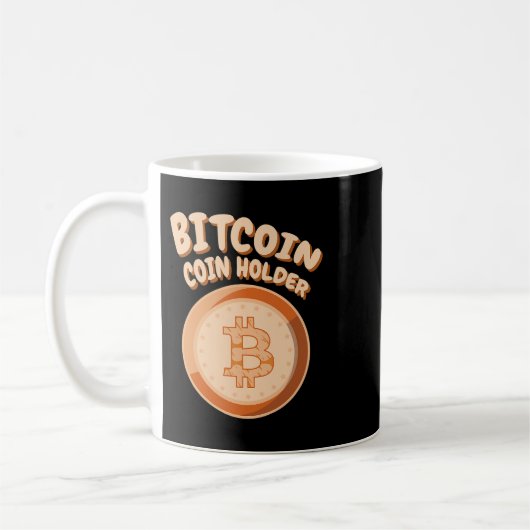BITCOIN BTC Coinholder Crypto Crypto Blockchain Co Kaffeetasse (Links)