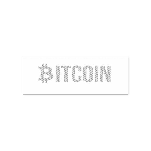 Bitcoin - BTC Crypto Permastempel (Design)