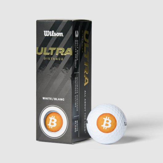 Bitcoin BTC: Golfball (Verpackungen)