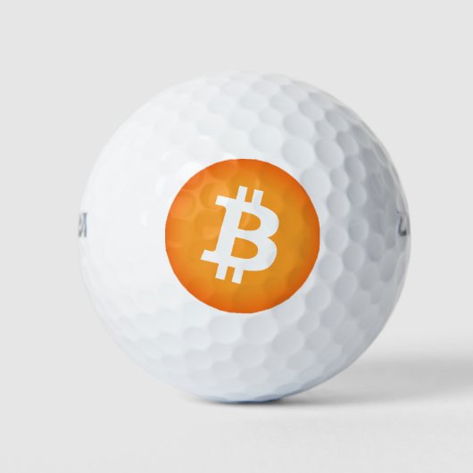 Bitcoin BTC: Golfball (Vorderseite)