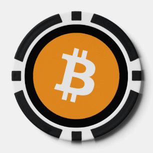 Bitcoin BTC-Logo Poker Chips