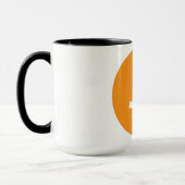 Bitcoin BTC-Logo | Tasse (Links)