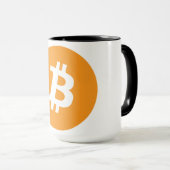 Bitcoin BTC-Logo | Tasse (VorderseiteRechts)