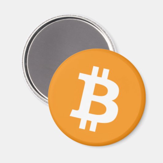 Bitcoin Btc Magnet (Vorderseite/Rückseite)