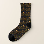 Bitcoin BTC Mix N Match All-Over-Print Socks Socken (Links - Außen)